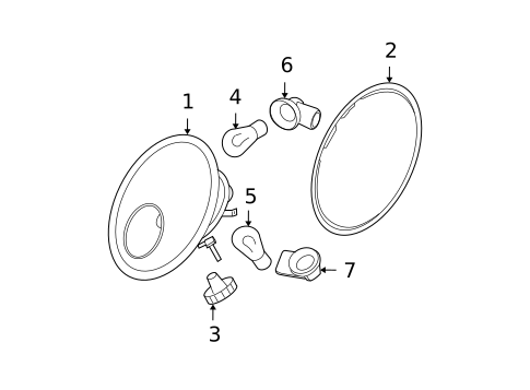 Bulbs - Chassis for 2009 Volkswagen Beetle #3
