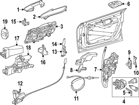 Lock & Hardware for 2025 Mercedes-Benz EQE SUV AMG&reg; #0