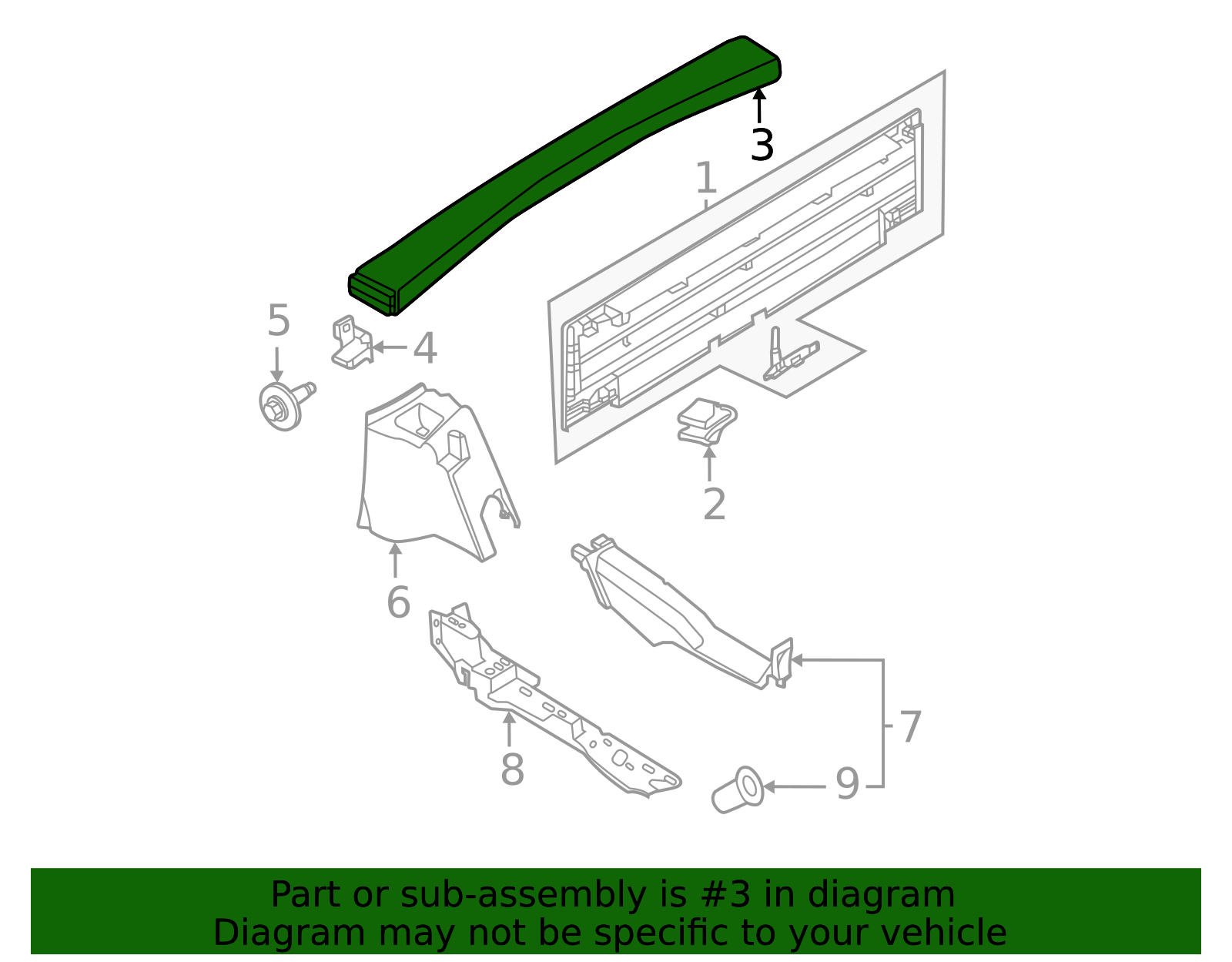 2021-2025 Porsche 911 Partition Panel Clip 992-867-707-IA8 | OEM