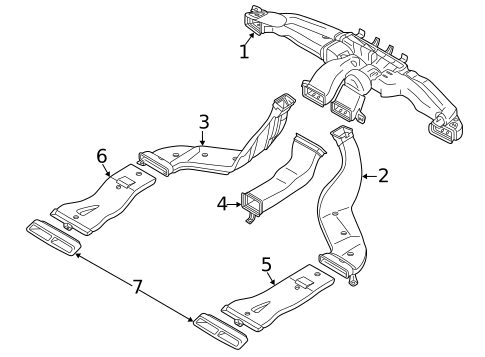 Ducts for 2019 Kia K900 #0