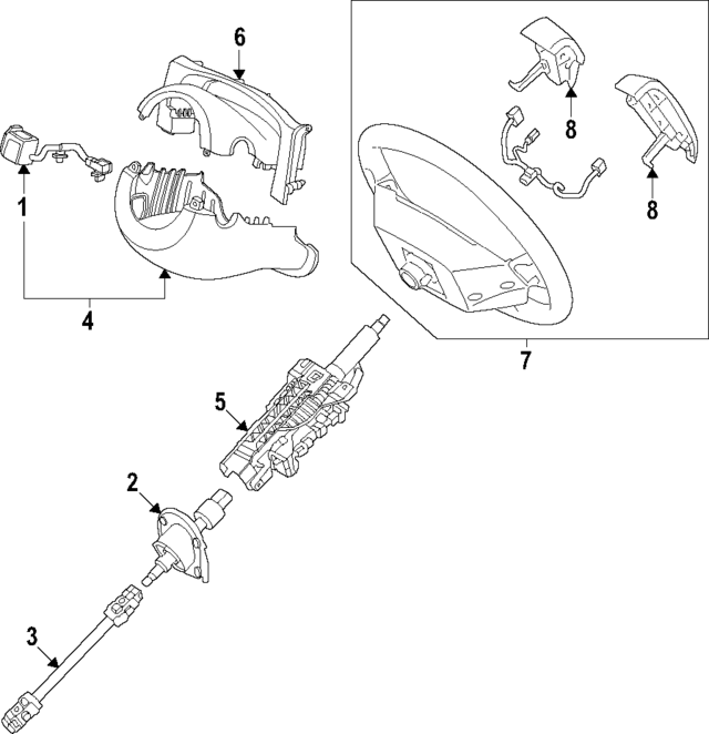 56100T6690SR1 - : Steering Wheel for Hyundai Image