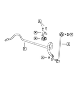 V5174185AC - Front Suspension: Stabilizer Bar Link Kit for Mopar Image