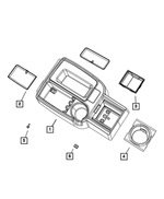 5KN491J8AA - Interior Trim: Floor Console for Mopar Image