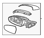 87610M7031 - : Mirror Assembly for Kia: Forte Image