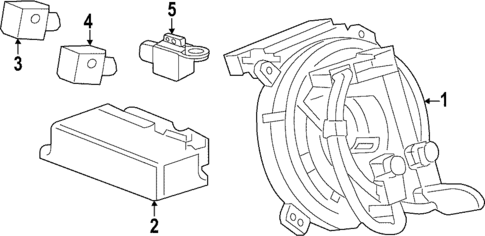 Air Bag Components for 2025 Cadillac OPTIQ #3