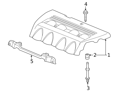 Engine Appearance Cover for 2013 Acura ILX #0