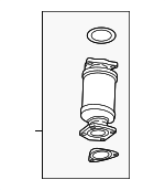 19420100 - Exhaust: Pre-converter for Buick: LaCrosse, Regal | Chevrolet: Impala, Malibu Image