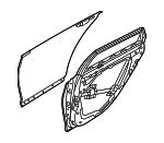 77004T1500 - Body: Door Shell for Hyundai Image