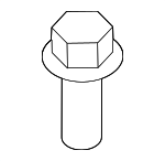 11519387 - Body: Hinge Upper Bolt for GM Image