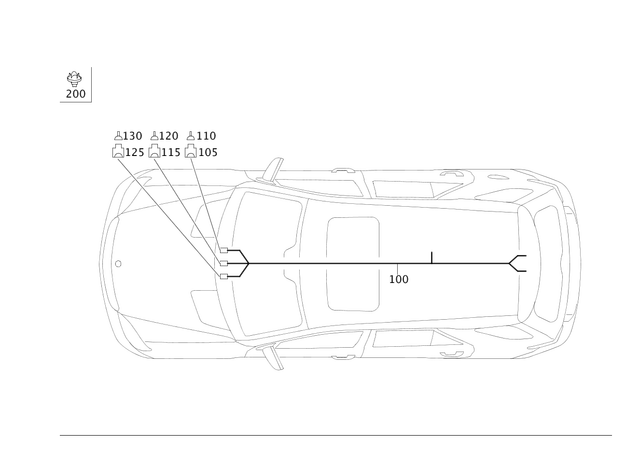 1644405441 - Electrical Equipment and Instruments: Electrical Wiring Harness for Mercedes-Benz: GL320, GL550, ML320, ML350, ML450, ML500, ML550, ML63 AMG Image image