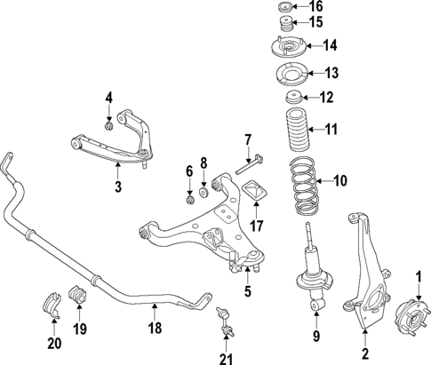 Upper Control Arm for 2011 Nissan TITAN #0