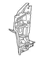 39130469 - : Passenger Side Body Hinge Pillar Outer Panel Reinforcement for Buick: Regal Sportback, Regal TourX Image