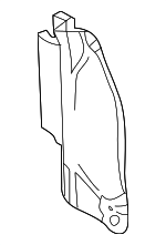 39130317 - : Driver Side Front Compartment Inner Side Rail Gusset for Buick: Regal Sportback, Regal TourX Image