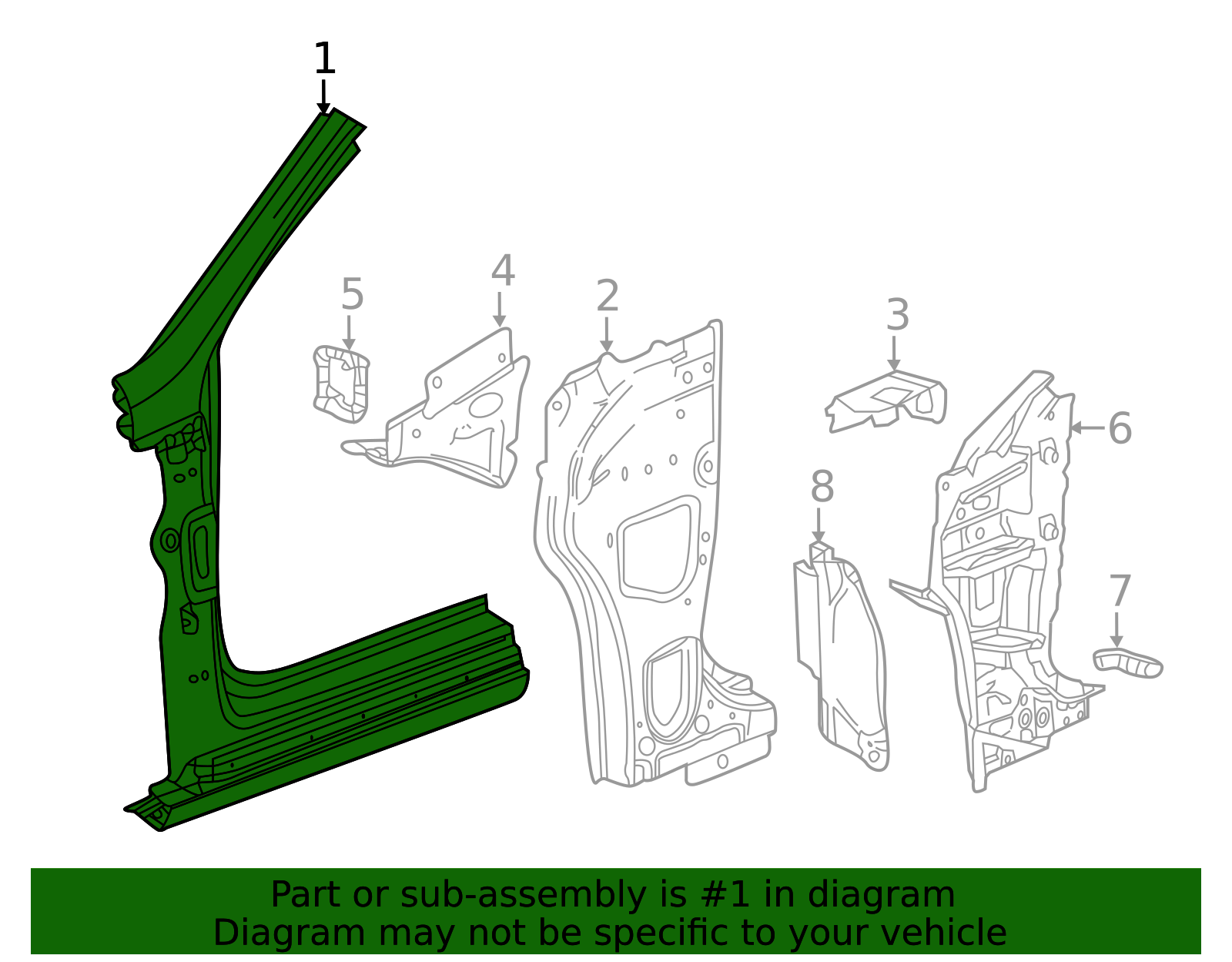 2018-2020 Buick Regal Sportback Aperture Panel 39164888 GM ...