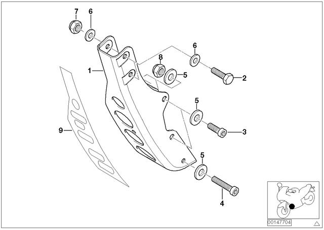 46517723448 - : Engine Support            for BMW-Motorrad Image