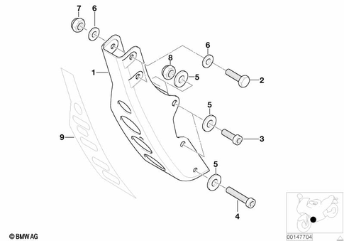 Motorcycle Frame for 2008 BMW-Motorrad F 650 GS #2