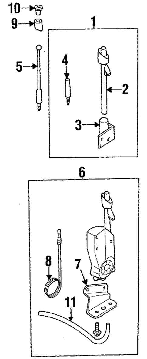 Antenna & Radio for 1997 Nissan 240SX #0