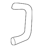 162610D010 - Cooling System: By-Pass Hose for Toyota: Corolla, Matrix, MR2 Spyder Image