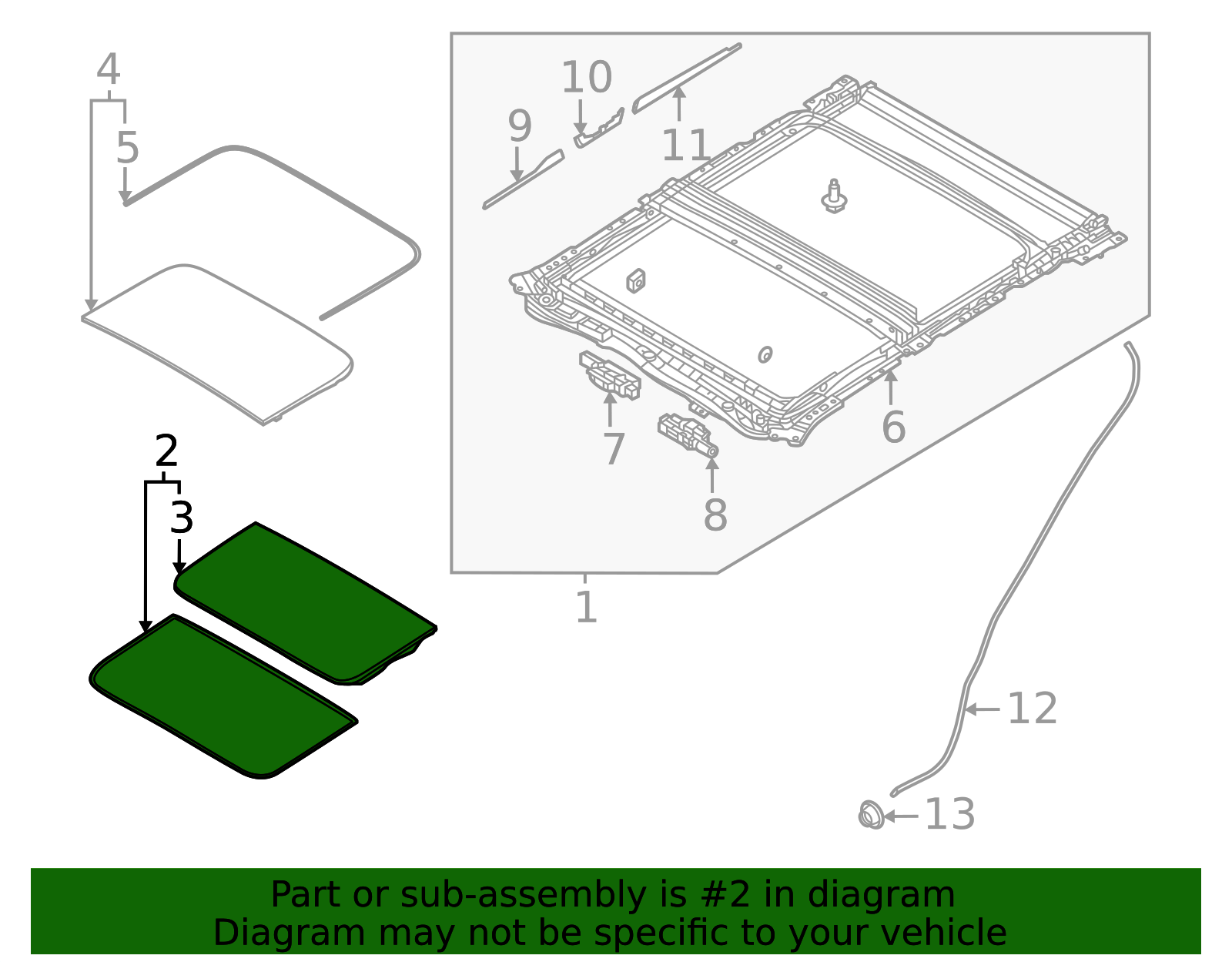 sssgggページ KR9R-69-810 - Sunroof Glass - 2024-2025 Mazda | Mazda Swag