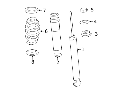 Shocks & Components for 2011 Lexus CT200h #0