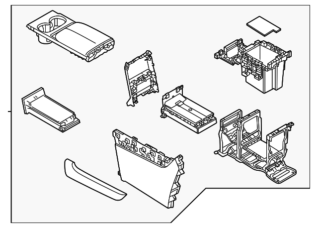 2024 Mazda CX-90 Console Assembly KMW8-64-410-39 | OEM Parts Online