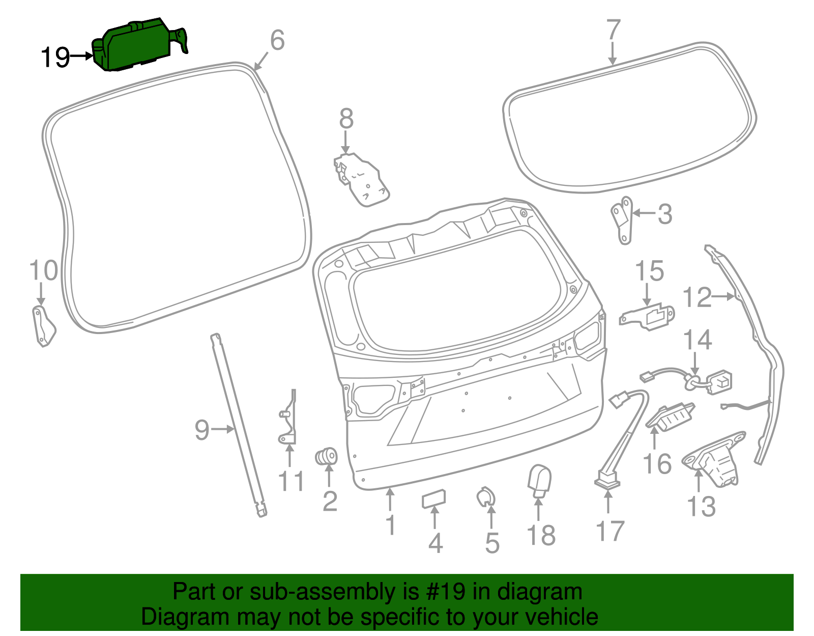 2014-2019 Toyota Highlander Controller 89222-0E081 | Toyota