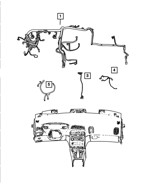 Wiring-Instrument Panel for 2002 Chrysler Concorde #0
