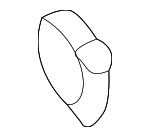 31141D2500 - Fuel System: Filler Tube Clamp for Genesis: G70, G80, G90 | Hyundai: Accent, Sonata Image