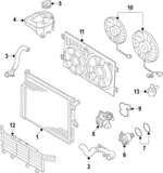 PAB95945510 - Cooling System: Fan Blade for Porsche Image