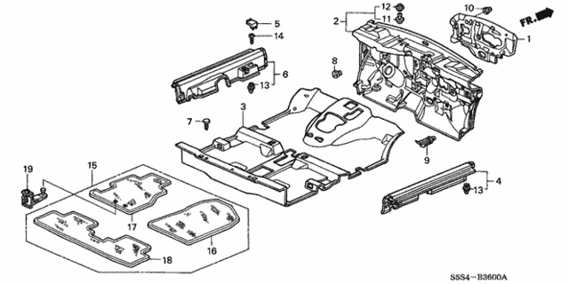 Floor Mat for 2003 Honda Civic #0