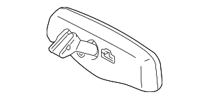 878100W122 - : Mirror Inside for Toyota Image