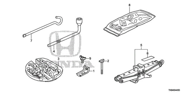 Tools - Jack for 2015 Honda Odyssey #0