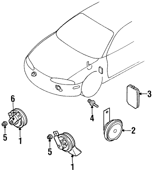 MR311025 - Electrical: Anti-Theft Alarm Siren for Mopar Image