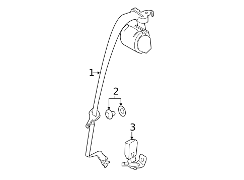 Rear Seat Belts for 2014 BMW 435i #0