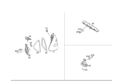 Rear Illumination for 2006 Mercedes-Benz E320 #0