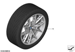 36115B442F4 - Retrofitting / Conversion / Accessories: Rdc Compl. Alloy Wheel Set Summer for BMW Image