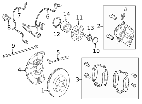 Front Brakes for 2016 Mercedes-Benz CLS63 AMG S #0