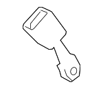 80A857754JMNB - : Buckle End for Audi: Q5, Q5 PHEV, Q5 Sportback, Q8, RS Q8, SQ5, SQ5 Sportback, SQ8 Image