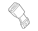 80A858491NMNB - Electrical: Buckle End for Audi: Q5, Q5 PHEV, Q5 Sportback, Q8, RS Q8, SQ5, SQ5 Sportback, SQ8 Image