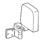 7BA36DX8AA - Body: Door Mirror Cover for Jeep: Gladiator, Wrangler Image