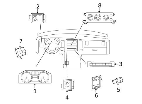 Keyless Entry Components for 2012 Ram 2500 #1