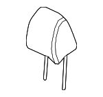 88700I3100NFU - Body: Headrest for Hyundai Image