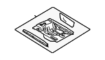 41127263818 - Body: Rear Floor Pan for BMW Image