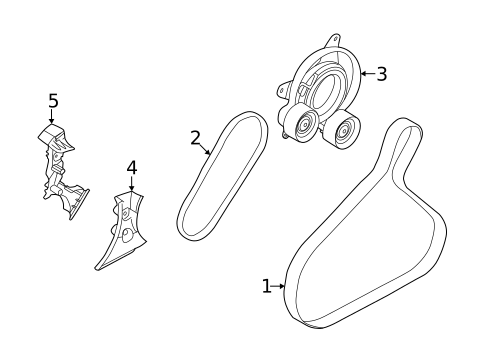 Belts & Pulleys for 2022 Volvo XC60 #0