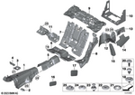 51485B949A8 - Vehicle Trim: Sound Insulation Tunnel Rear for BMW Image image