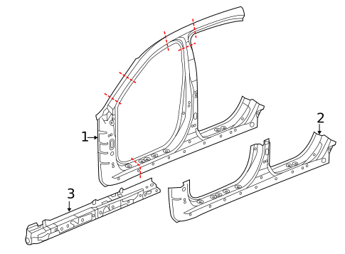 Rocker for 2015 Acura RLX #0