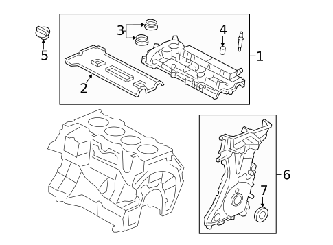 Engine Appearance Cover for 2016 Lincoln MKC #1