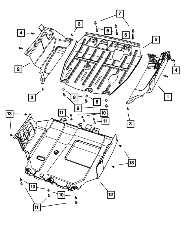 6505704AA - Body Sheet Metal Except Doors: Rivet for Mopar Image