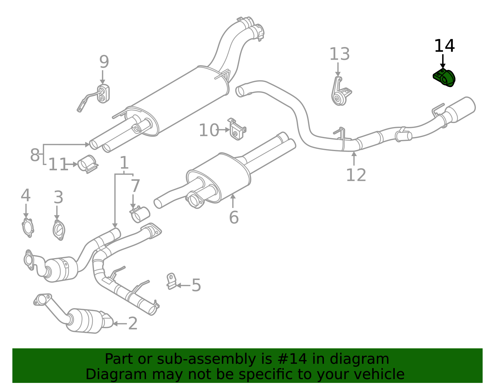 2017-2026 Ford F-150 Extension Pipe Rear Bracket HL3Z-5260-A | Awesome ...