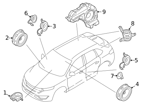 Sound System for 2018 Lincoln MKX #1